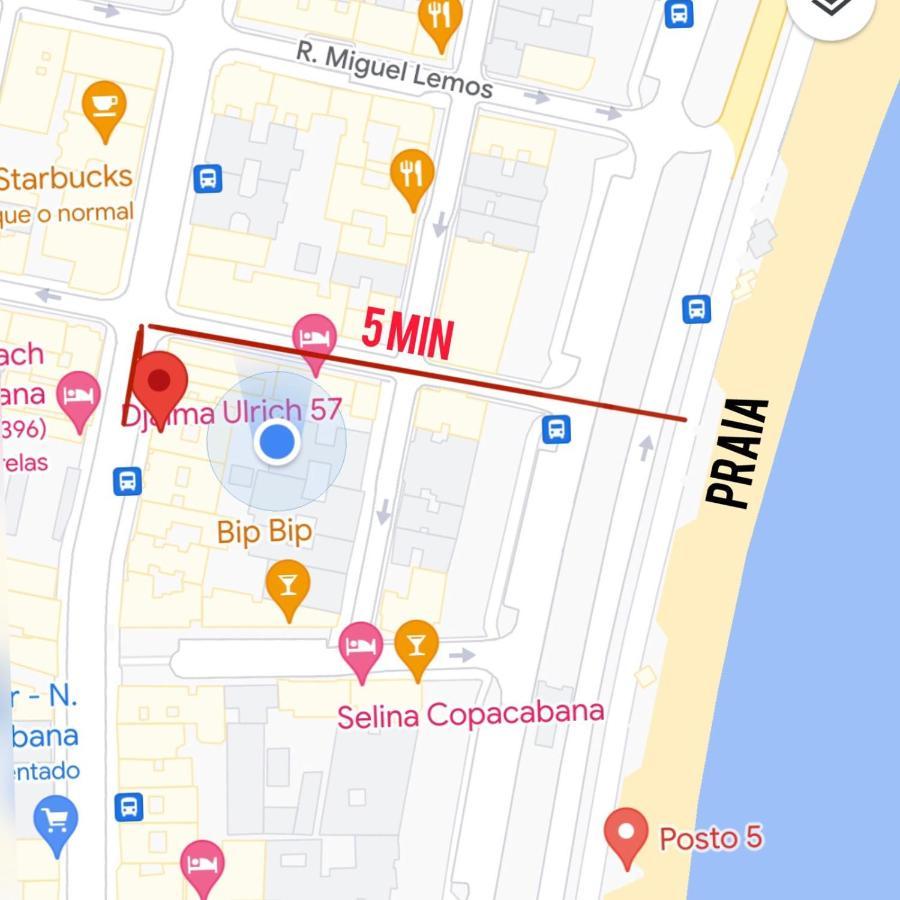 Апартаменти Lindo Apartamento Mobiliado, Uma Quadra Da Praia! Ріо-де-Жанейро Екстер'єр фото
